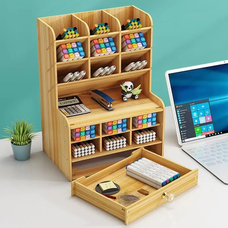 12 Size Wooden Desktop Pencil Pen Organizer Holder Makeup Home Office Organizer Stationary Storage Box School Desk Stand Case
12 Size Wooden Desktop Pencil Pen Organizer Holder Makeup Home Office Organizer Stationary Storage Box School Desk Stand Case