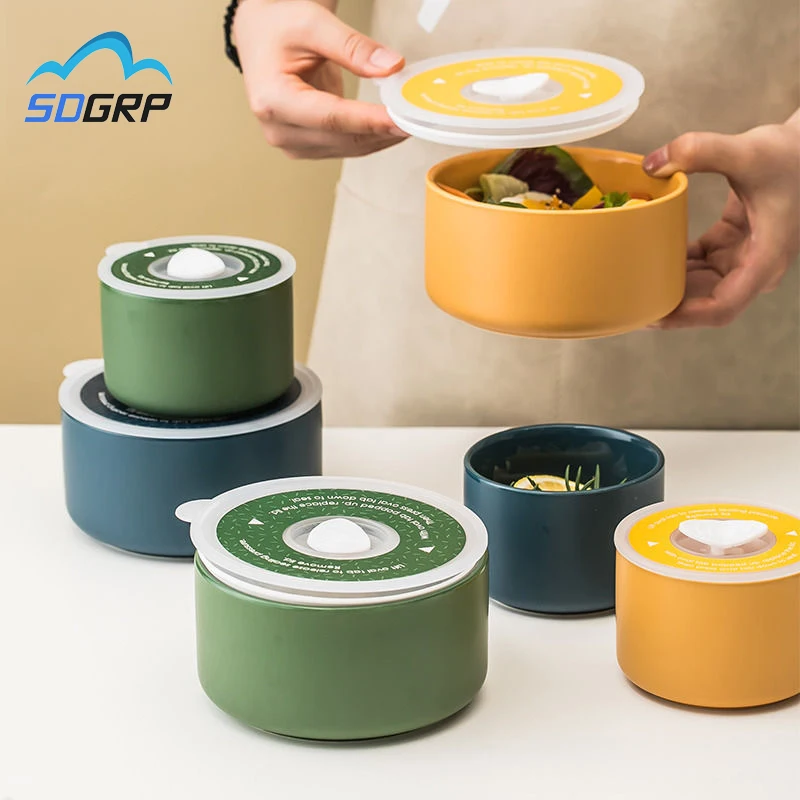 Ceramic Sealed Lunch Box Portable Fresh-Keeping Box Children Student Office Worker Food Fruit Storage Container Tank Tableware
Ceramic Sealed Lunch Box Portable Fresh-Keeping Box Children Student Office Worker Food Fruit Storage Container Tank Tableware