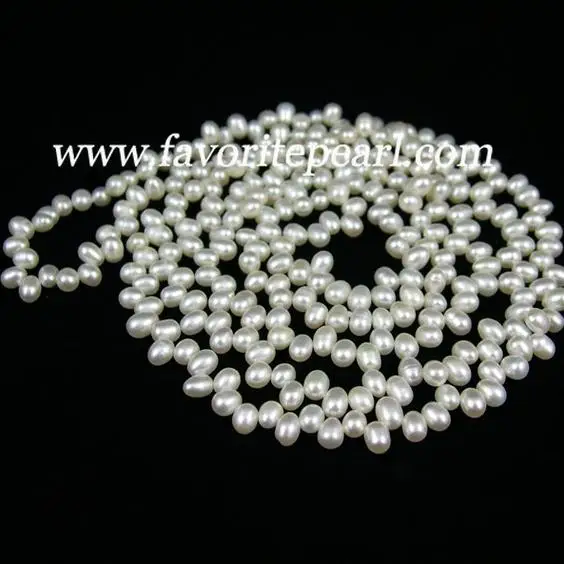 New Arrival Favorite Pearl Necklace 39 inches 5-6mm AA White Baroque Natural Freshwater Pearl Necklace Handmade Fine Jewelry
New Arrival Favorite Pearl Necklace 39 inches 5-6mm AA White Baroque Natural Freshwater Pearl Necklace Handmade Fine Jewelry