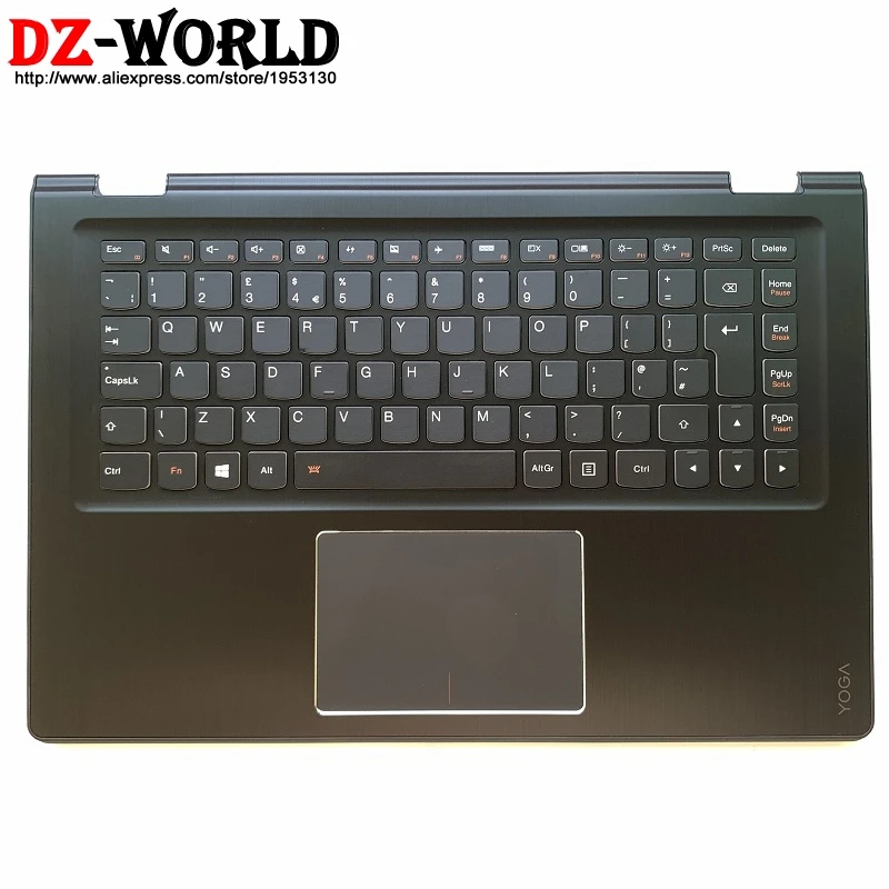 Black Palmrest Upper Case With UK English Backlit Keyboard Touchpad for Lenovo Yoga 3-14 Yoga 3-1470 Laptop C Cover 5CB0H35656
Black Palmrest Upper Case With UK English Backlit Keyboard Touchpad for Lenovo Yoga 3-14 Yoga 3-1470 Laptop C Cover 5CB0H35656