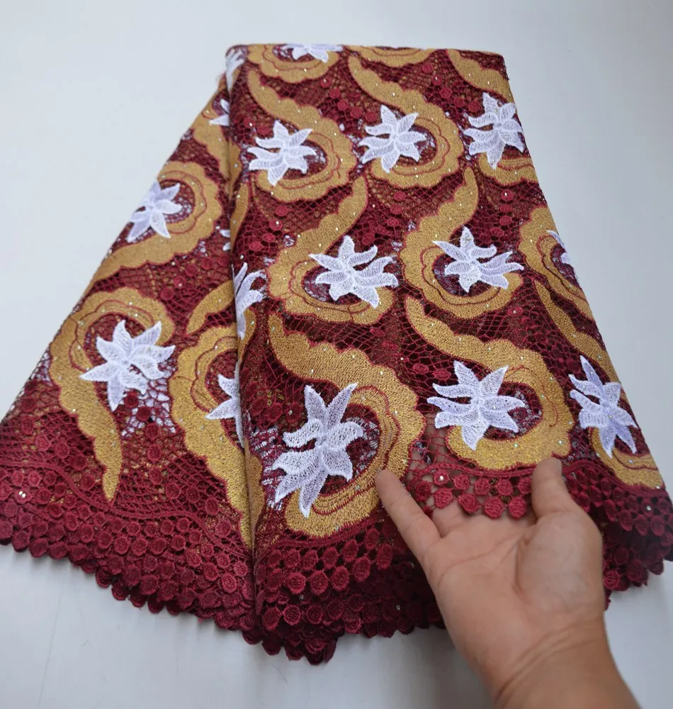 New Design High Quality African Guipure Lace Fabric 2020 Water Soluble Lace African Cord Laces for Party Wedding Dress MS8560
New Design High Quality African Guipure Lace Fabric 2020 Water Soluble Lace African Cord Laces for Party Wedding Dress MS8560