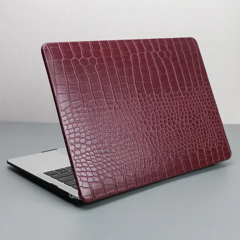 Laptop Case For Macbook Air 13 Case M1 M2 Hard bottom Cover Air 15 2025 M4 PU leather Case For MacBook Pro 14 M4 Max 16.2 Shell