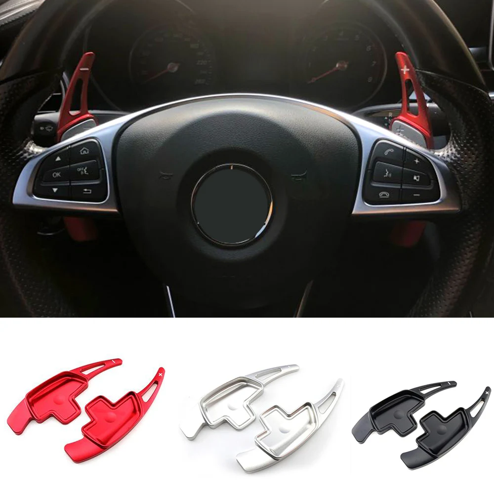 Aluminium DSG steering wheel modified shift paddle accessories for Mercedes benz GLA W176 W205 W212 W222 W246 C117 W218 X156
Aluminium DSG steering wheel modified shift paddle accessories for Mercedes benz GLA W176 W205 W212 W222 W246 C117 W218 X156