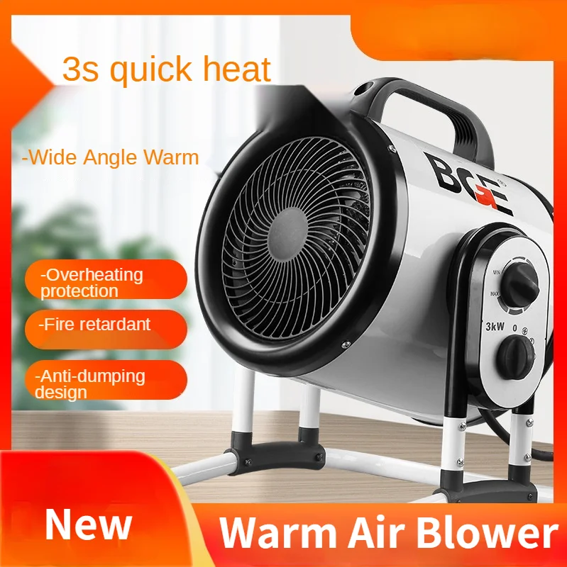 High Temperature Electric Heater for Greenhouse Breeding Brood Drying Heater High Power Small Industrial Air Heating Fan Warmer
High Temperature Electric Heater for Greenhouse Breeding Brood Drying Heater High Power Small Industrial Air Heating Fan Warmer