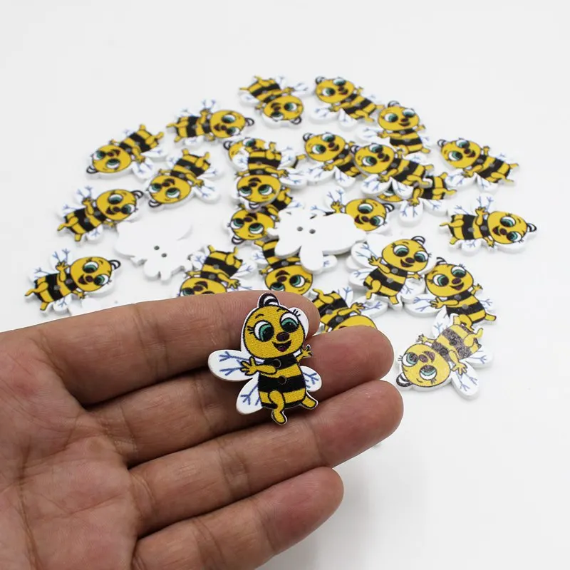 50Pcs New Mixed Cartoon buttons bee Wooden Buttons Scrapbooking for Crafts Supplies Baby Children Clothing Sewing
50Pcs New Mixed Cartoon buttons bee Wooden Buttons Scrapbooking for Crafts Supplies Baby Children Clothing Sewing