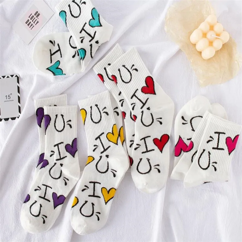4Pairs Women's Cute Heart Cotton Socks Autumn Winter Street Style Cute Things Fun Socks Female Ladies Fashion Casual Funny Sock
4Pairs Women's Cute Heart Cotton Socks Autumn Winter Street Style Cute Things Fun Socks Female Ladies Fashion Casual Funny Sock