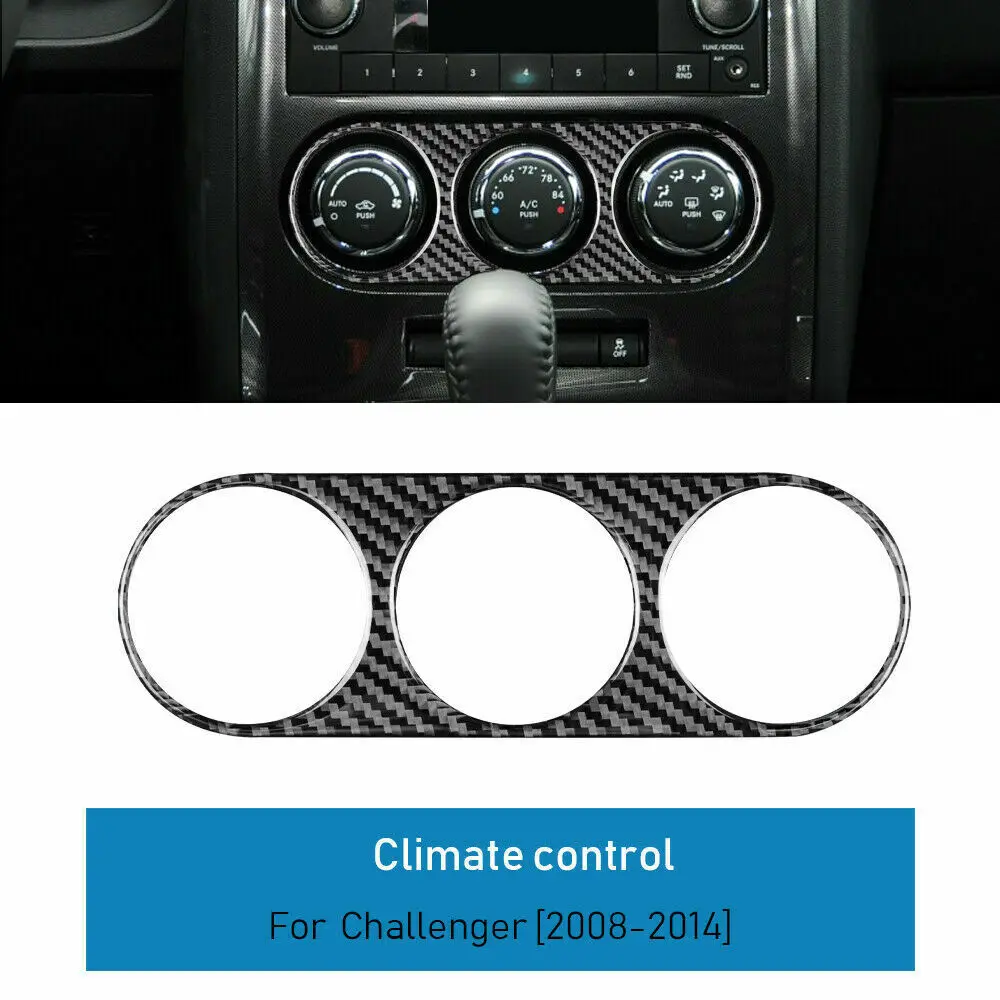 Car Styling Interior Modified Accessories Climate Control Cover Sticker Carbon Fiber Trim For Dogde Challenger 2008-2014
Car Styling Interior Modified Accessories Climate Control Cover Sticker Carbon Fiber Trim For Dogde Challenger 2008-2014
