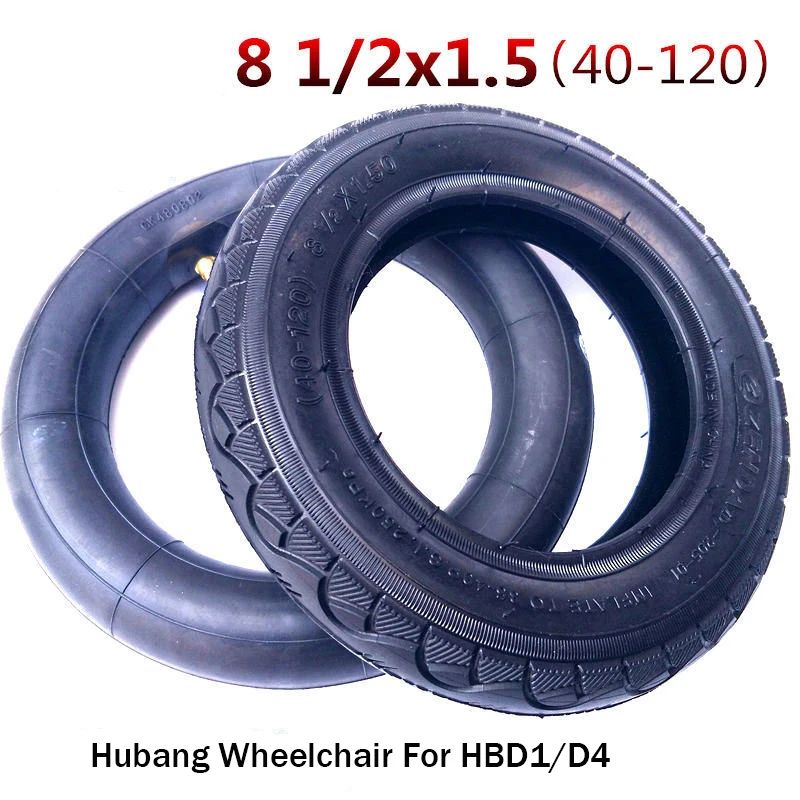 For Hubang 8 Inch Electric Wheelchair Tire Accessories .5x1.5 Inflatable Inner and Outer Tires 1/2x1.5 (40-120) or HBLD1/4
For Hubang 8 Inch Electric Wheelchair Tire Accessories .5x1.5 Inflatable Inner and Outer Tires 1/2x1.5 (40-120) or HBLD1/4