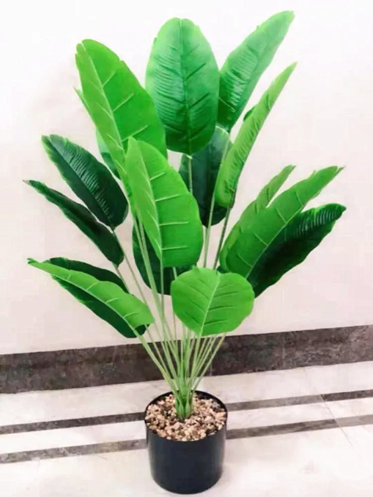 70CM18 Leaf Artificial Green Plants Tropical Plastic Banana Tree Large Fake Palm Tree Indoor Hotel living room Home Decoration
70CM18 Leaf Artificial Green Plants Tropical Plastic Banana Tree Large Fake Palm Tree Indoor Hotel living room Home Decoration