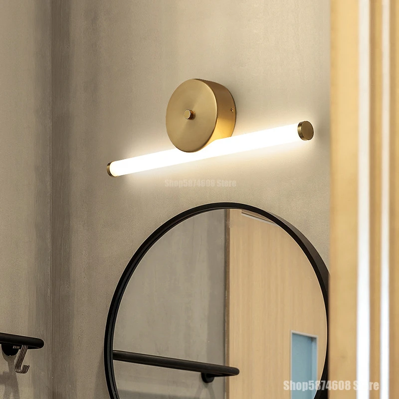 Modern Led Acrylic Wall Lamp Nordic Bathroom Toilet Vanity Cabinet Mirror Front Lamp Bedroom Living Room Background Wall Light
Modern Led Acrylic Wall Lamp Nordic Bathroom Toilet Vanity Cabinet Mirror Front Lamp Bedroom Living Room Background Wall Light