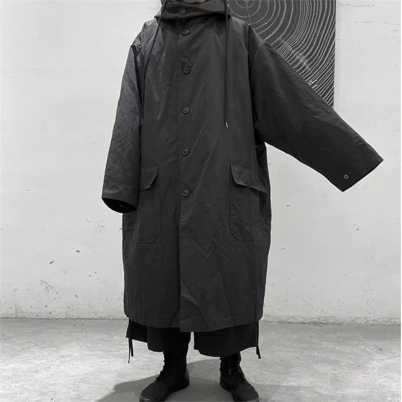 Men's Medium And Long Loose Cotton Windbreaker Fashion Popular Dark Big Lovers 2021 New Winter Thickened Long Coat
Men's Medium And Long Loose Cotton Windbreaker Fashion Popular Dark Big Lovers 2021 New Winter Thickened Long Coat