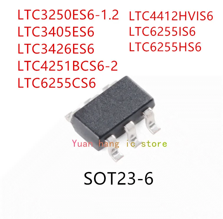 10 шт. LTC3250ES6-1.2 LTC3405ES6 LTC3426ES6 LTC4251BCS6-2 LTC6255CS6 LTC4412HVIS6 LTC6255IS6 LTC6255HS6 IC
10 шт. LTC3250ES6-1.2 LTC3405ES6 LTC3426ES6 LTC4251BCS6-2 LTC6255CS6 LTC4412HVIS6 LTC6255IS6 LTC6255HS6 IC