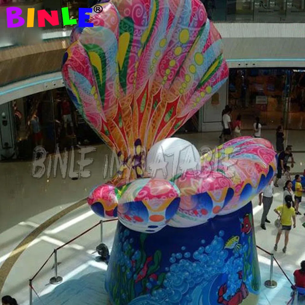 Hot sale printed colorful inflatable led shell seashell model with LED lighting float clamshell for wedding stage decoration
Hot sale printed colorful inflatable led shell seashell model with LED lighting float clamshell for wedding stage decoration