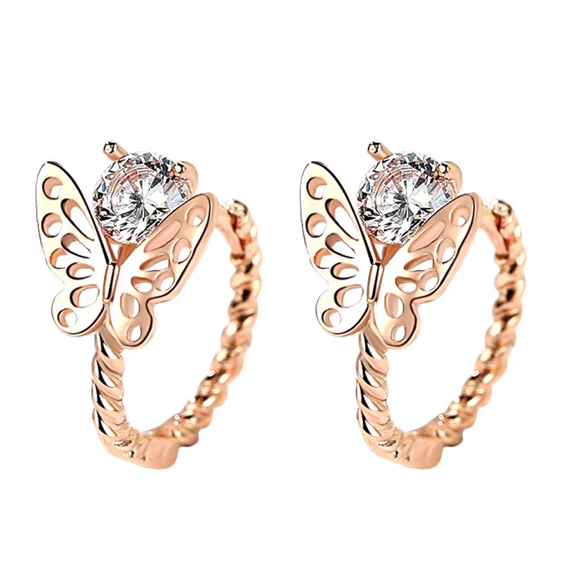 Cute Romantic Small Hoop Earrings Hollow Butterfly Matte Huggies Tiny Lovely Earring Stud Trendy Accessories Gifts For Women
Cute Romantic Small Hoop Earrings Hollow Butterfly Matte Huggies Tiny Lovely Earring Stud Trendy Accessories Gifts For Women
