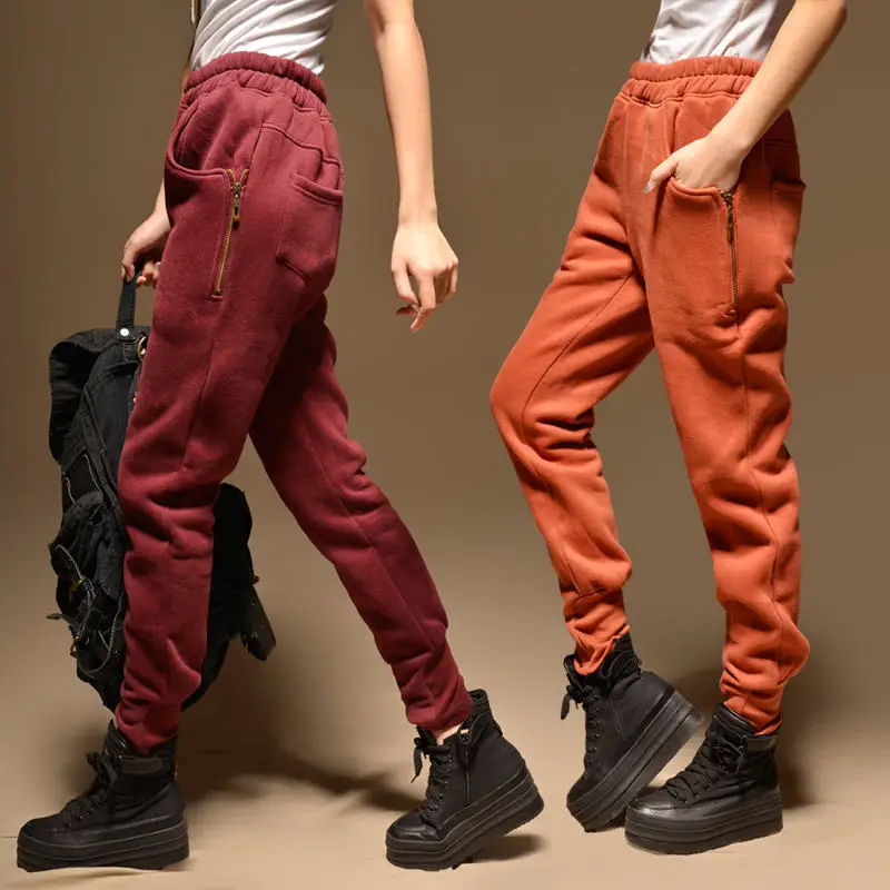 Plus Velvet Autumn Winter Cotton Pants Women Elastic Waist Warm Harem Pants Casual Sweatpants Women Loose Long Trousers C6014
Plus Velvet Autumn Winter Cotton Pants Women Elastic Waist Warm Harem Pants Casual Sweatpants Women Loose Long Trousers C6014