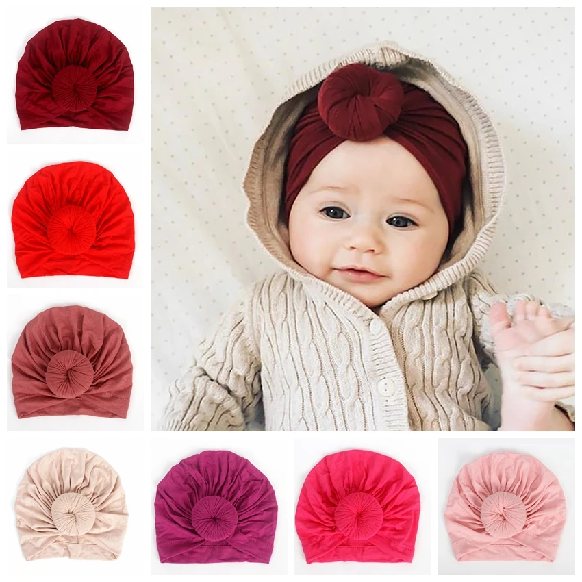 Yundfly Knot Round Ball Infant Newborn Caps Cotton Blend Nylon Turban Girls Stretchy Beanie Hat Baby Kids Hair Accessories
Yundfly Knot Round Ball Infant Newborn Caps Cotton Blend Nylon Turban Girls Stretchy Beanie Hat Baby Kids Hair Accessories