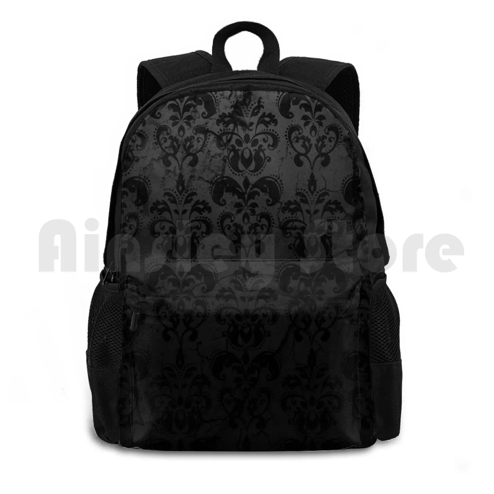 Beautiful Black Damask Outdoor Hiking Backpack Riding Climbing Sports Bag Black Grey Damask Ombre Lace Glitter Gray Sparkle
Beautiful Black Damask Outdoor Hiking Backpack Riding Climbing Sports Bag Black Grey Damask Ombre Lace Glitter Gray Sparkle