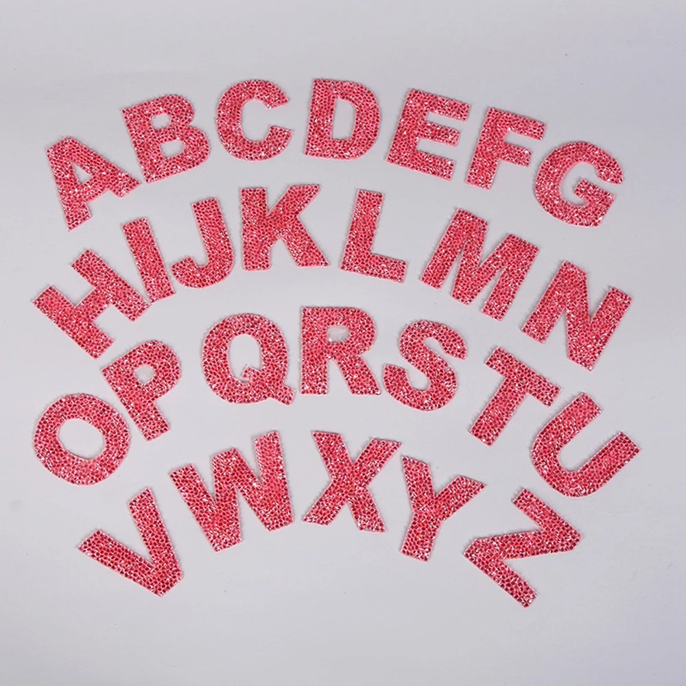 26 Pcs A-Z English Rhinestone Letter Patches Iron On Patch for Clothing Badge Paste Clothes Bag Pant Shoes DIY Fabric Stickers
26 Pcs A-Z English Rhinestone Letter Patches Iron On Patch for Clothing Badge Paste Clothes Bag Pant Shoes DIY Fabric Stickers