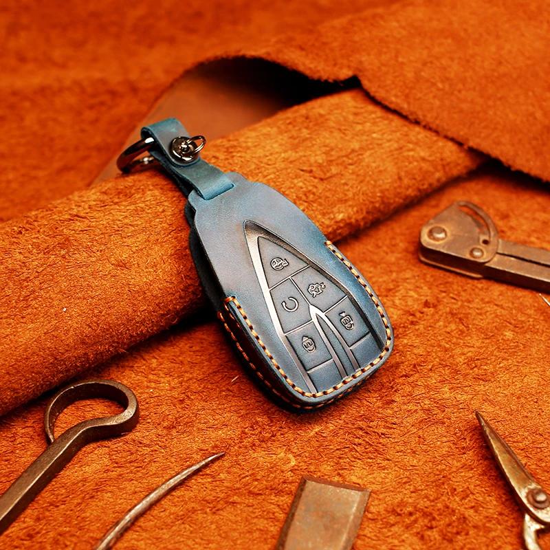 Car Key Case Suitable for Changan CS75Plus Key Set CS55 Escape XT Sharp Range CC/CS85/95 Smart Leather Cover
Car Key Case Suitable for Changan CS75Plus Key Set CS55 Escape XT Sharp Range CC/CS85/95 Smart Leather Cover
