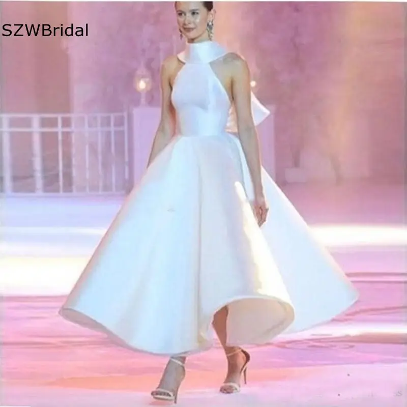 Custom made High Neck White Black Short evening dress 2025 Tea length Dubai Arabia evening gowns Vestidos de fiesta
Custom made High Neck White Black Short evening dress 2025 Tea length Dubai Arabia evening gowns Vestidos de fiesta
