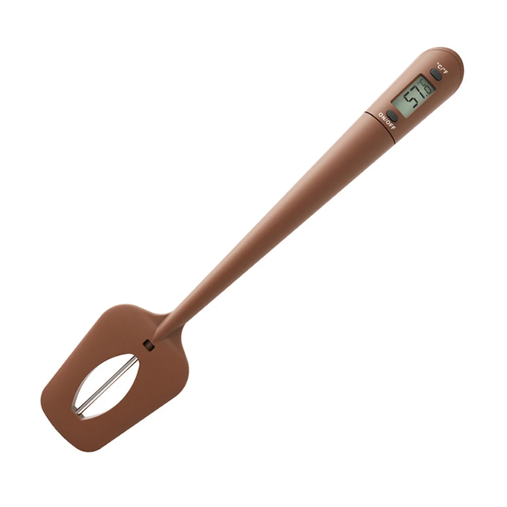 Digital Electronic Spatula Thermometer Cooking Food Temperature Sensor Meter Silicone Spatula for Syrup Milk BBQ Oil Cake Baking
Digital Electronic Spatula Thermometer Cooking Food Temperature Sensor Meter Silicone Spatula for Syrup Milk BBQ Oil Cake Baking