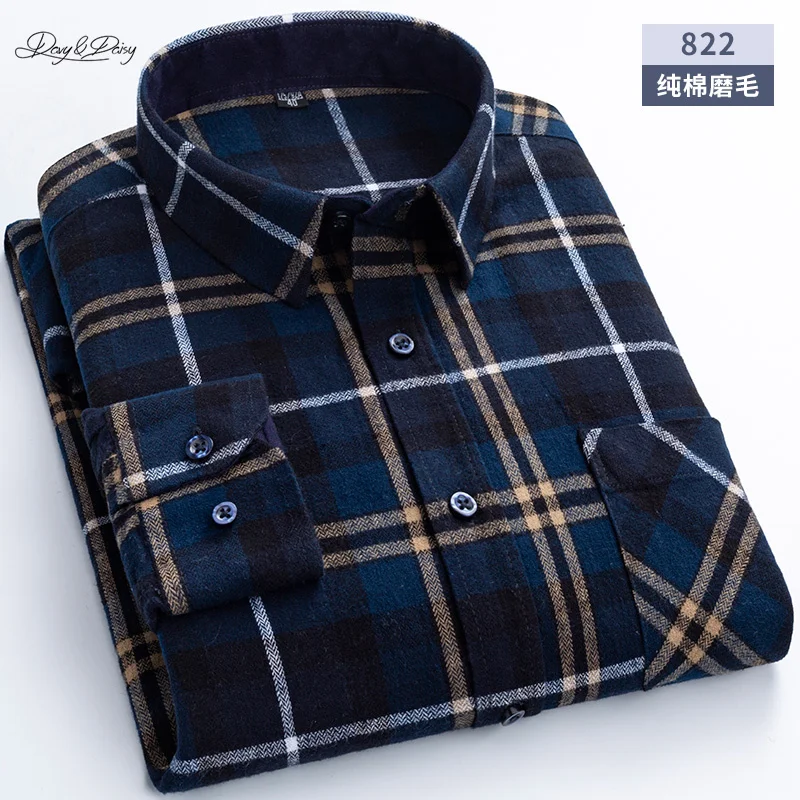 2021 New Men Shirt Long Sleeve High Quality 100% Cotton Business Casual Cloth W/Pocket Plus size 5XL 6XL Gingham Plaid DA463
2021 New Men Shirt Long Sleeve High Quality 100% Cotton Business Casual Cloth W/Pocket Plus size 5XL 6XL Gingham Plaid DA463