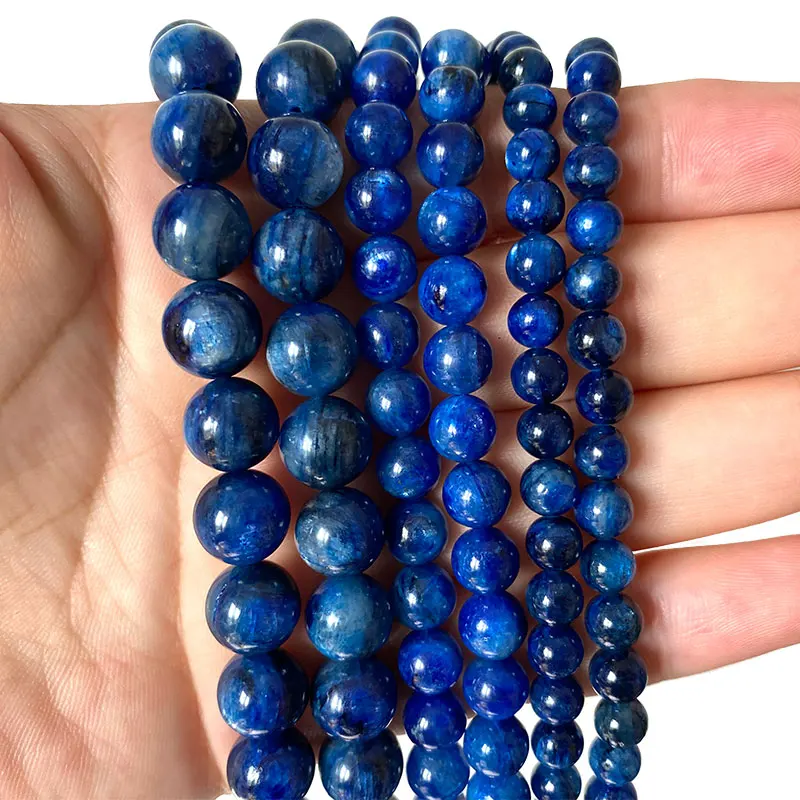 YWROLE Natural Gem Stone Dark Blue Kyanite Loose Round Spacer Beads For Jewelry Making DIY Bracelet Necklace 6/8/10MM 15''
YWROLE Natural Gem Stone Dark Blue Kyanite Loose Round Spacer Beads For Jewelry Making DIY Bracelet Necklace 6/8/10MM 15''