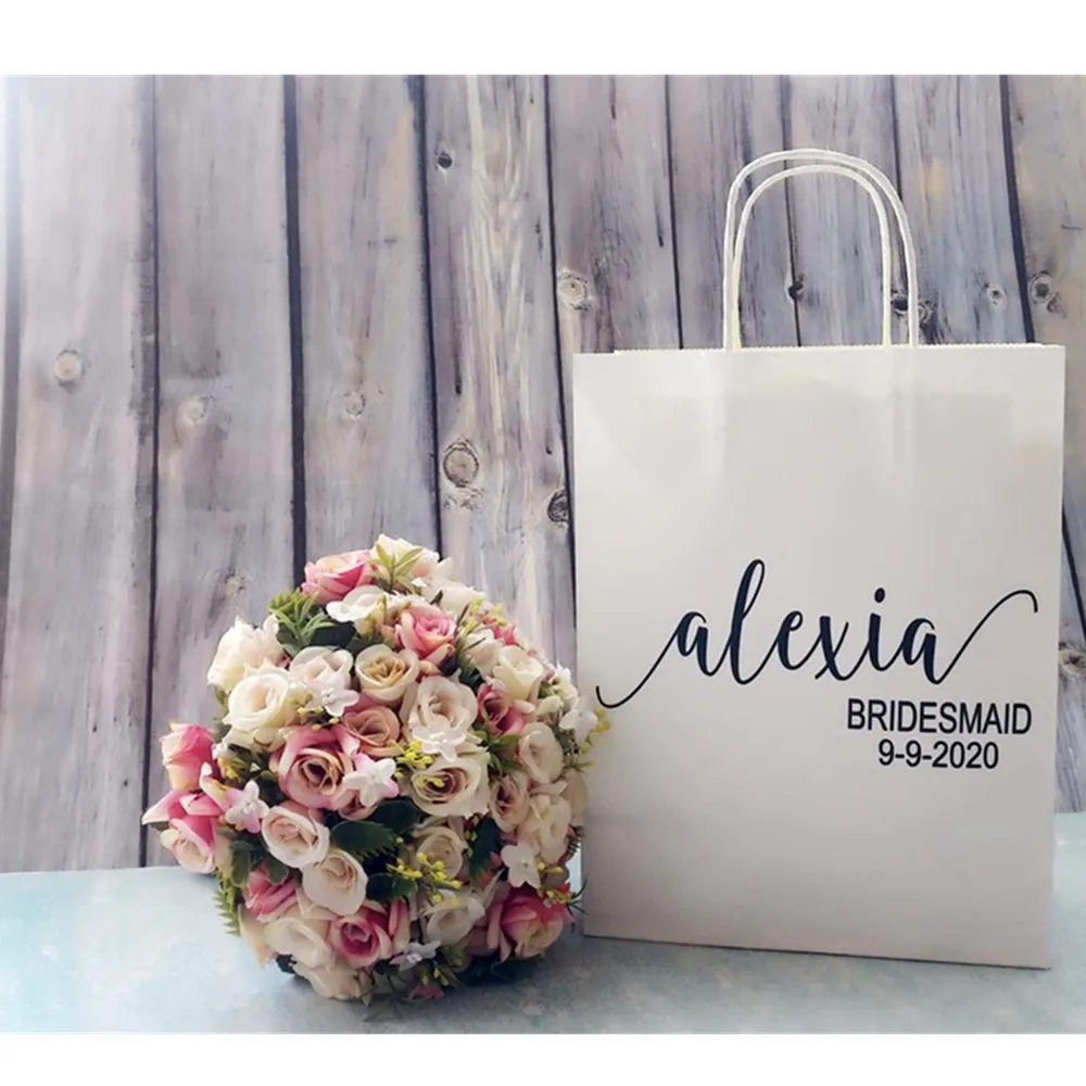 Personalised White Bridesmaid Gift Bags, Bridesmaid White Bag, White Gift Bag, Bridal Party Gift Bag, cutom Wedding Gift Bags
Personalised White Bridesmaid Gift Bags, Bridesmaid White Bag, White Gift Bag, Bridal Party Gift Bag, cutom Wedding Gift Bags