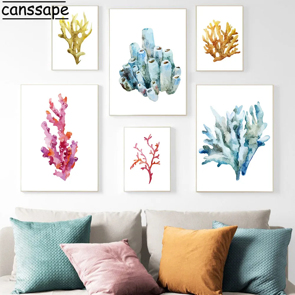 Sea Coral Poster Marine Coral Canvas Print Ocean Plants Vintage Canvas Painting Nordic Wall Art Pictures Living Room Home Decor
Sea Coral Poster Marine Coral Canvas Print Ocean Plants Vintage Canvas Painting Nordic Wall Art Pictures Living Room Home Decor