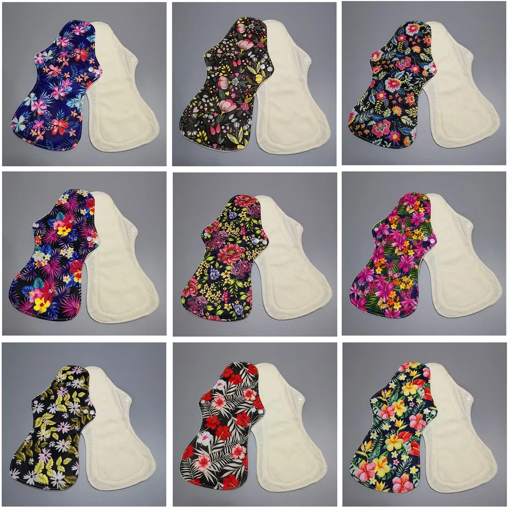 10pc Menstrual Pads Bamboo L Size Waterproof Cloth Sanitary for Heavy Flow Use Reusable Washable Soft Women Cloth napkin pads
10pc Menstrual Pads Bamboo L Size Waterproof Cloth Sanitary for Heavy Flow Use Reusable Washable Soft Women Cloth napkin pads