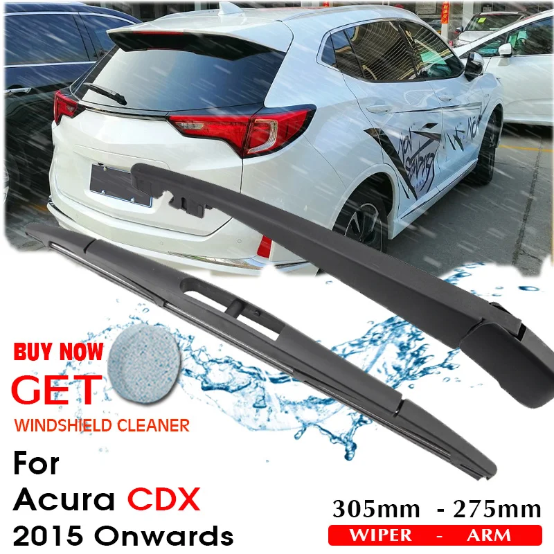 Car Wiper Blade Rear Back Window Windscreen Windshield Wipers For Acura CDX Hatchback 305mm 2016 Onwards Auto Accessories
Car Wiper Blade Rear Back Window Windscreen Windshield Wipers For Acura CDX Hatchback 305mm 2016 Onwards Auto Accessories