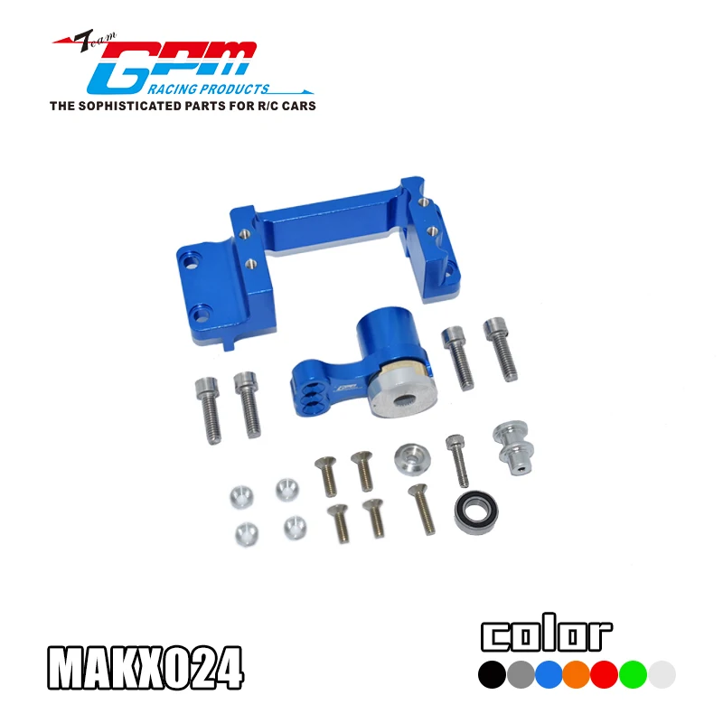 GPM Aluminum Alloy Steering Gear Base and 25T Spring Unloading Steering Gear Arm Set for ARRMA 1/5 KRATON OUTCAST 8S BLX
GPM Aluminum Alloy Steering Gear Base and 25T Spring Unloading Steering Gear Arm Set for ARRMA 1/5 KRATON OUTCAST 8S BLX