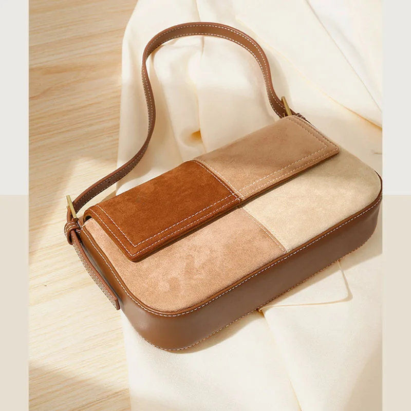 Patchwork Shoulder Underarm Bag Women Fashion Trend Premium All-Match Crossbody Bags Ladies Color Contrast Little Square Pack
Patchwork Shoulder Underarm Bag Women Fashion Trend Premium All-Match Crossbody Bags Ladies Color Contrast Little Square Pack