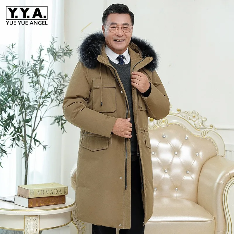Brand Winter Men Long Hooded Down Jacket Fur Collar Casual Warm Overcoat High Quality Zipper Business Full Sleeve Down Jacket
Brand Winter Men Long Hooded Down Jacket Fur Collar Casual Warm Overcoat High Quality Zipper Business Full Sleeve Down Jacket