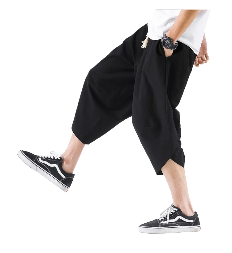 Shanghai Story Mens Linen Loose Casual Lightweight Elastic Waist Yoga Capri Wide Leg Pant 4 Color
Shanghai Story Mens Linen Loose Casual Lightweight Elastic Waist Yoga Capri Wide Leg Pant 4 Color