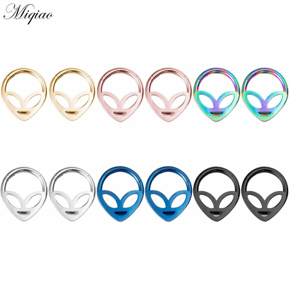 Miqiao 2pcs Hot Sale Stainless Steel Multi-color Alien Nose Nail Exquisite Piercing Jewelry
Miqiao 2pcs Hot Sale Stainless Steel Multi-color Alien Nose Nail Exquisite Piercing Jewelry
