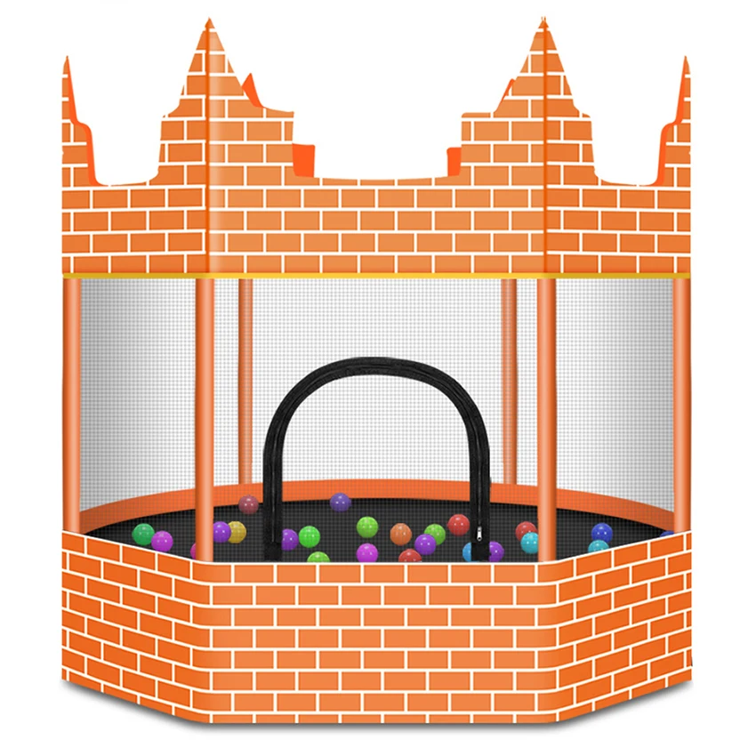 1.3m Trampoline Exercise Jumping Bed with Zipper Protective Net for Kids Children Home Indoor Outdoor Trampoline Max Load 200KG
1.3m Trampoline Exercise Jumping Bed with Zipper Protective Net for Kids Children Home Indoor Outdoor Trampoline Max Load 200KG