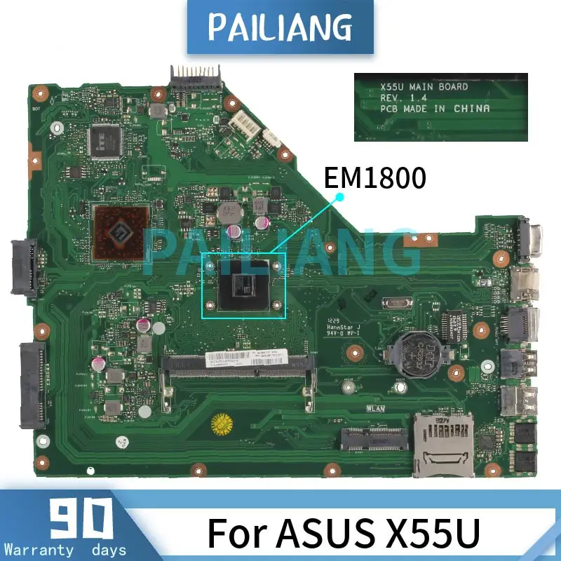Материнская плата для ноутбука ASUS X55U EM1800, материнская плата 60-N80MB701 REV.1.4 DDR3, протестирована в порядке
Материнская плата для ноутбука ASUS X55U EM1800, материнская плата 60-N80MB701 REV.1.4 DDR3, протестирована в порядке