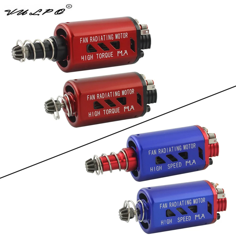 VULPO New Style Fan Cooling Function High Speed High Torque Airsoft Motor For M4 M16 AK MP5 G36 P90 Series Airsoft AEG
VULPO New Style Fan Cooling Function High Speed High Torque Airsoft Motor For M4 M16 AK MP5 G36 P90 Series Airsoft AEG