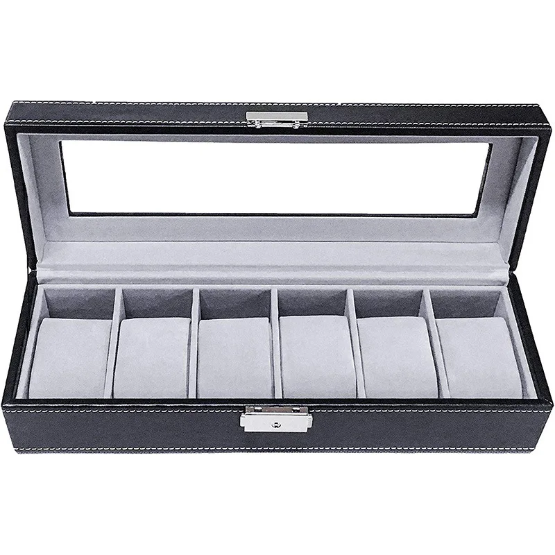 6 Grid Watch Box Pu Leather Watch Display Box Watch Jewelry Gift Box Watch Hobby Collection Box
6 Grid Watch Box Pu Leather Watch Display Box Watch Jewelry Gift Box Watch Hobby Collection Box
