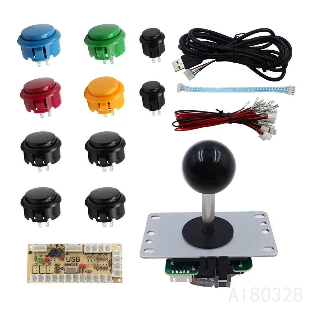 1 players Arcade DIY Kit Zero Delay USB Controller PC Sanwa 5 pinJoystick with Sanwa Type Push Buttons for PC PS3
1 players Arcade DIY Kit Zero Delay USB Controller PC Sanwa 5 pinJoystick with Sanwa Type Push Buttons for PC PS3