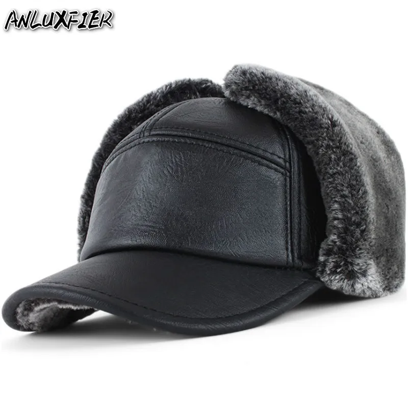 B-8569 Adult Leather Hat Female Winter Ear Protection Cap Men's Winter Warm Windproof Cap Father Winter Cotton Fur Hat
B-8569 Adult Leather Hat Female Winter Ear Protection Cap Men's Winter Warm Windproof Cap Father Winter Cotton Fur Hat