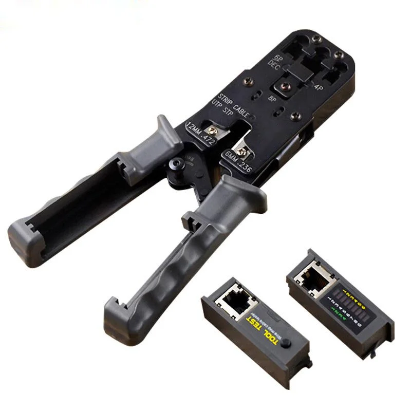 RJ45 Ratchet Cable Crimper Pliers Cutting Tool Lan Cable Tester Cable Pliers Wire Cutter Network Tool Test Crimping Pliers
RJ45 Ratchet Cable Crimper Pliers Cutting Tool Lan Cable Tester Cable Pliers Wire Cutter Network Tool Test Crimping Pliers