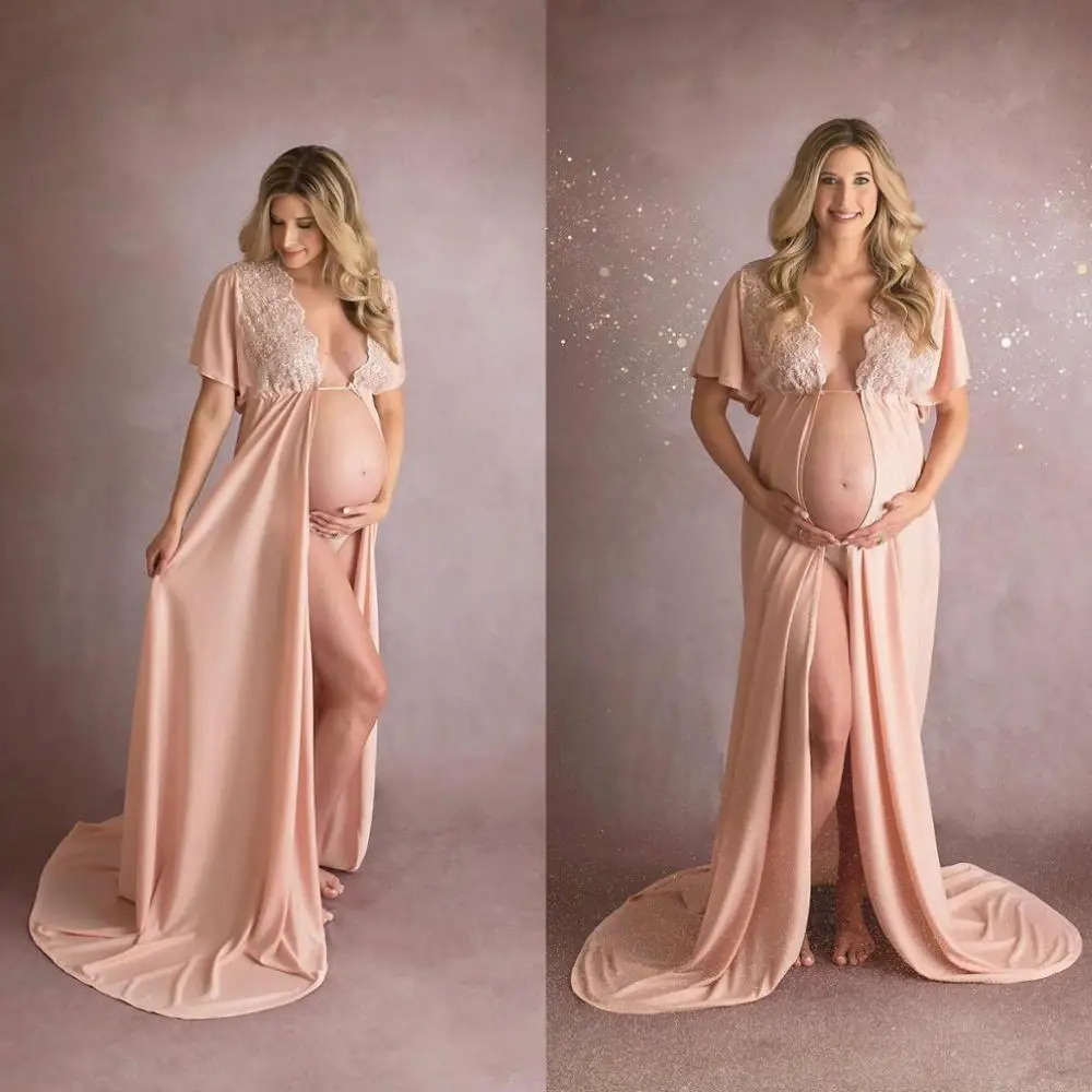Elegant Customise Maternity Dress Night Robe 2020 Photography Dress Plus Size Party Sleepwear Fashion Nightgown Robes
Elegant Customise Maternity Dress Night Robe 2020 Photography Dress Plus Size Party Sleepwear Fashion Nightgown Robes