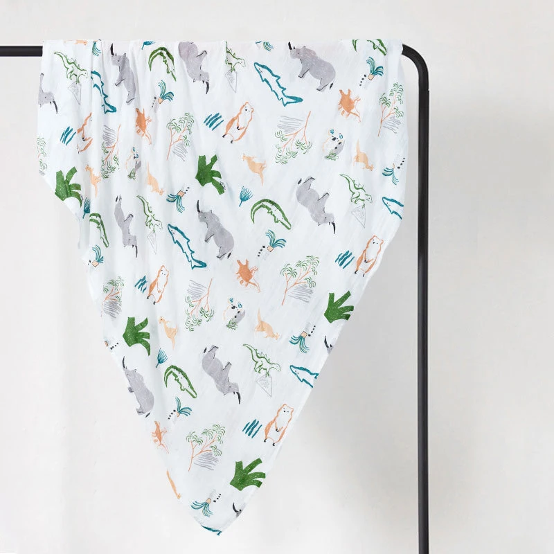 Bamboo Cotton Swaddle Wrap Muslin Blanket Newborn Infant Beautiful Print Blanket
Bamboo Cotton Swaddle Wrap Muslin Blanket Newborn Infant Beautiful Print Blanket
