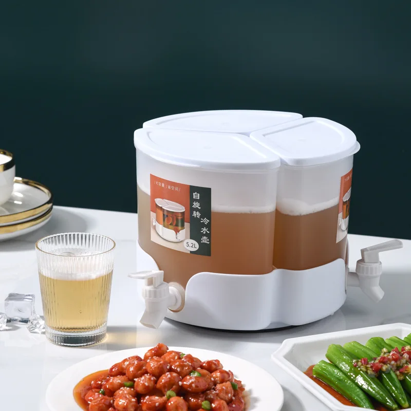 Rotating Jug Refrigerator Refrigerated Juice Jar With Faucet Cold Water Pitcher Large Capacity 5.2L Home Cold Water Bucket Jugs
Rotating Jug Refrigerator Refrigerated Juice Jar With Faucet Cold Water Pitcher Large Capacity 5.2L Home Cold Water Bucket Jugs