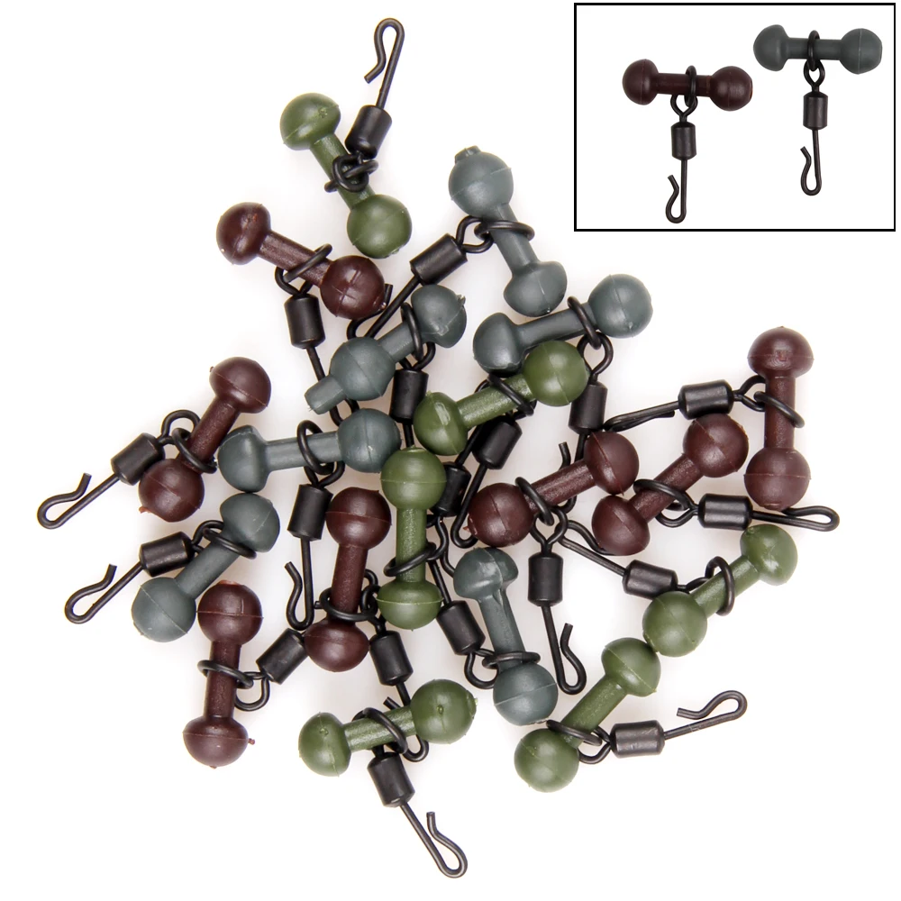 20Pcs Carp Fishing Tackle With Rolling Quick Change Swivels Carp Fishing Chod Beads Release Rig Heli Chod Beads
20Pcs Carp Fishing Tackle With Rolling Quick Change Swivels Carp Fishing Chod Beads Release Rig Heli Chod Beads
