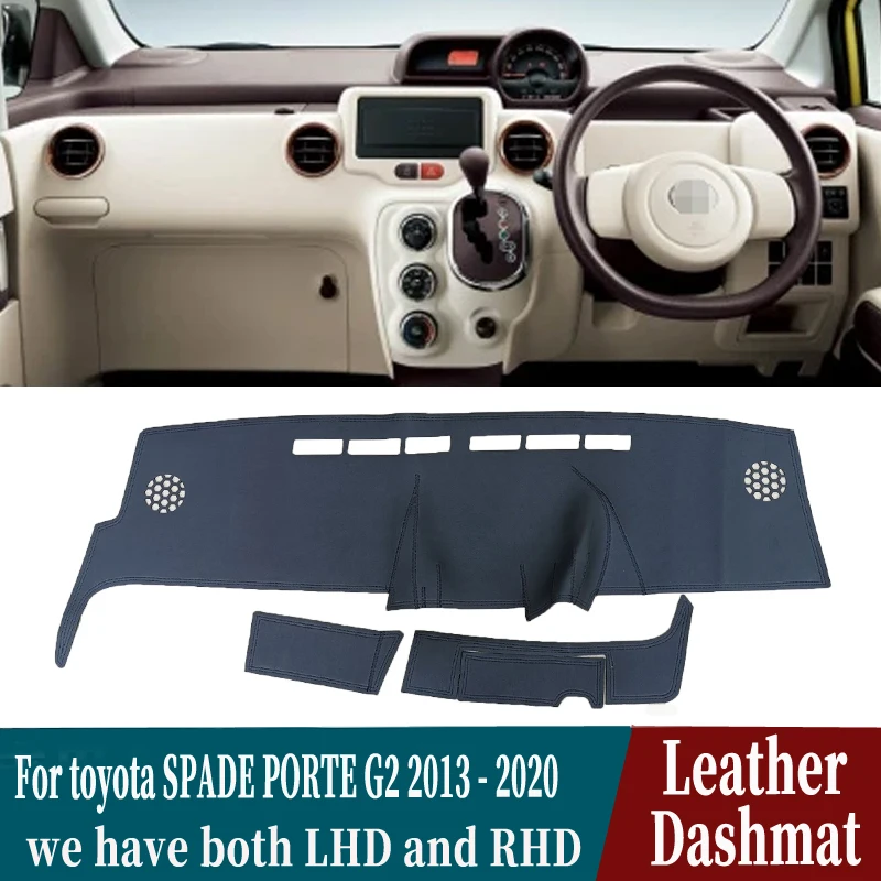 PU Leather Dashmat Dashboard Cover Pad Mat Carpet Car-Styling accessories For toyota SPADE PORTE G2 2013 2014 2015 2016 2020 
PU Leather Dashmat Dashboard Cover Pad Mat Carpet Car-Styling accessories For toyota SPADE PORTE G2 2013 2014 2015 2016 2020