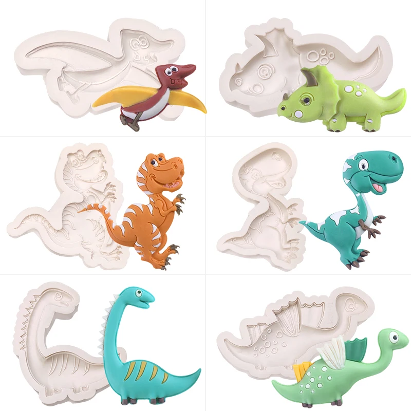 Silicone Mold for Baking, Dinosaur Fondant, Cartoon Animal, Chocolate Cake Decorating Tools, 6 PCs/Set,cake mold
Silicone Mold for Baking, Dinosaur Fondant, Cartoon Animal, Chocolate Cake Decorating Tools, 6 PCs/Set,cake mold