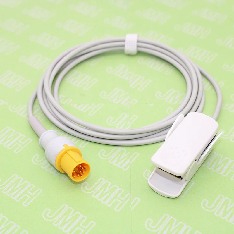 Compatible with GE-Hellige Eagle 1000-3000 Pulse Oximeter,10P Spo2 sensor cable for adult/child finger or ear.
Compatible with GE-Hellige Eagle 1000-3000 Pulse Oximeter,10P Spo2 sensor cable for adult/child finger or ear.